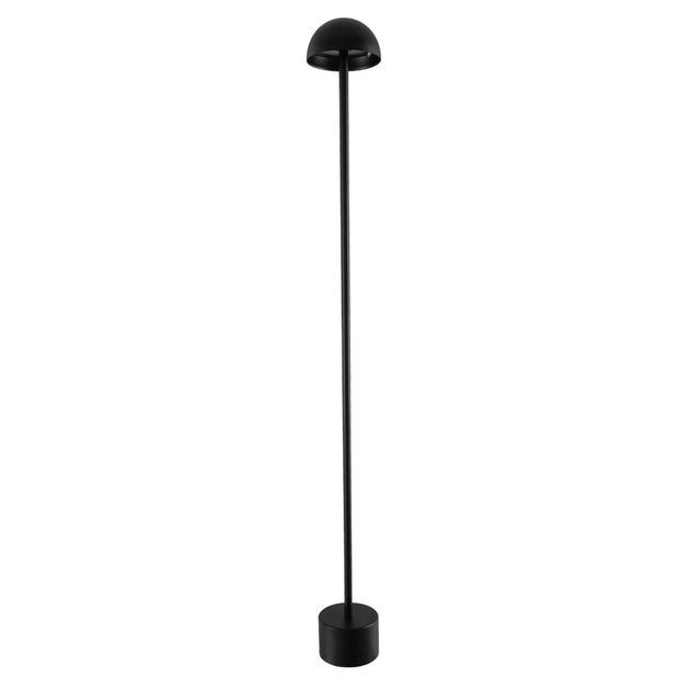 Balizador Led Aluminio Preto 6w 3000k 76cm Ip65 Cogu