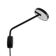 Arandela Led Alumínio Preto 12w 3000k Luna