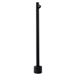 Balizador Led Alumínio Preto 4w 38° 3000k 90cm Ip65 Way