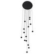 Pendente Led Aluminio 58w 3000k Marionete - PRETO