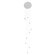 Pendente Led Aluminio 39w 3000k Marionete - BRANCO