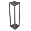 Balizador Led Aluminio 6w Ip54 3000k 54x14cm Molde - CINZA ESVERDEADO