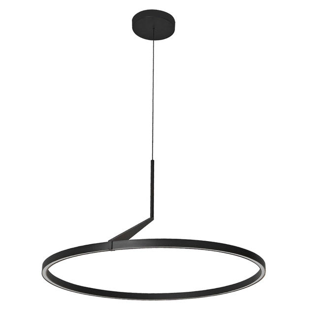 Pendente Led Dimerizável Alumínio 43w 3000k Circle - PRETO