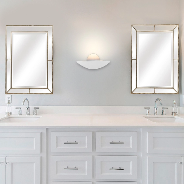 Arandela Led Aluminio Branco 10w 3000k Scoutillo