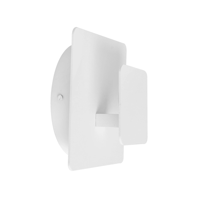 Arandela Led Aluminio Branco 10w 3000k Quadratta