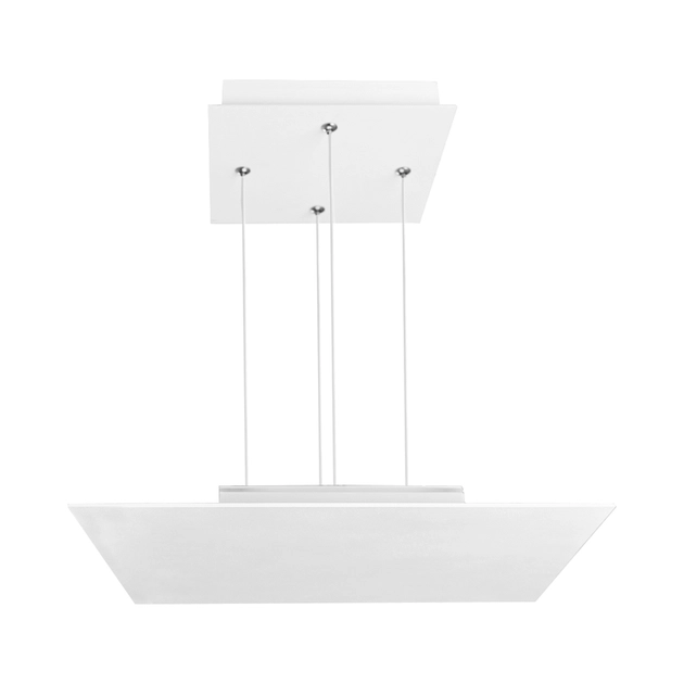 Pendente Led Aluminio Branco 20w 3000k Lumen