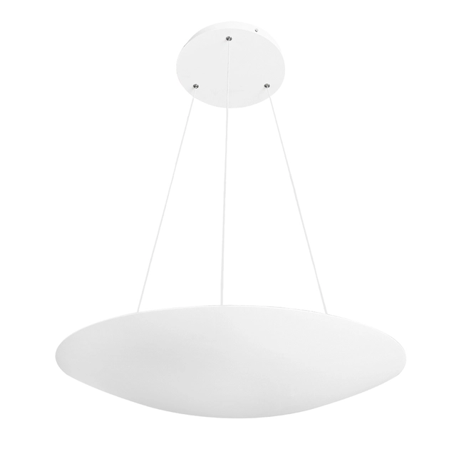 Pendente Led Aluminio Branco 36w 3000k Indirect