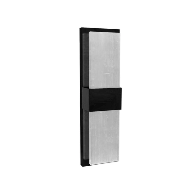 Arandela Led Cristal E Aluminio Preto 4w 3000k Felsen