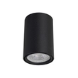 Plafon De Sobrepor Redondo Aluminio 5,7cm Lisse Ii - PRETO