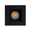 Plafon De Embutir Quadrado Aluminio Flat - PRETO