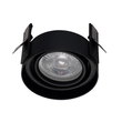 Plafon De Embutir Redondo Aluminio No Frame Ii - PRETO