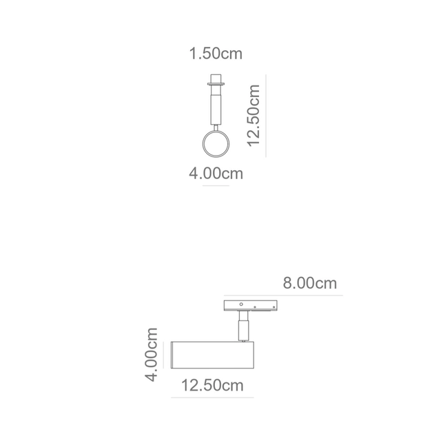 Modulo Spot Aluminio Para Perfil Lisse I
