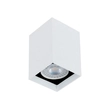 Plafon De Sobrepor Quadrado Aluminio Cube - PRETO / BRANCO