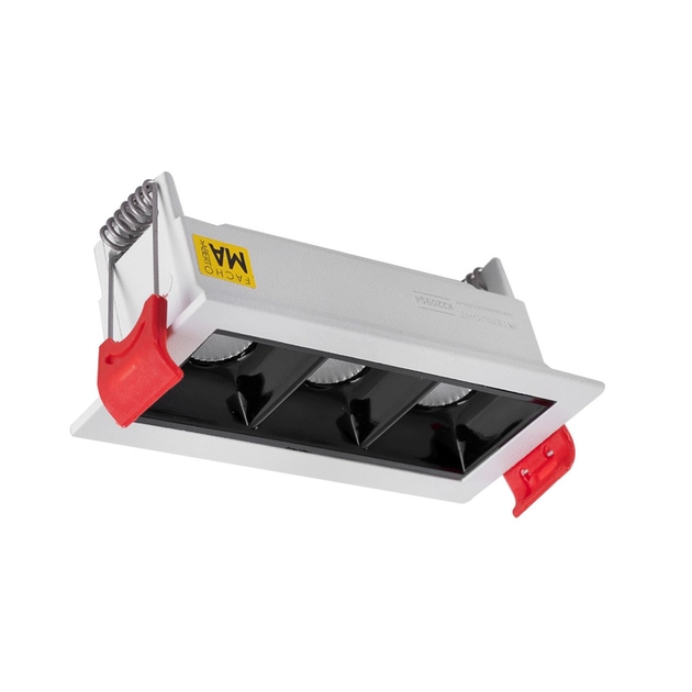 Plafon Led De Embutir Retangular 7w 48 2700k Picco