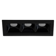 Plafon Led De Embutir Retangular 7w 48 2700k Picco - PRETO