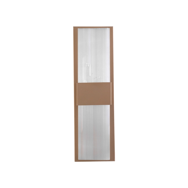 Arandela Led Cristal E Inox Dourado 4w 3000k Felsen