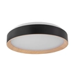 Plafon Led De Sobrepor Aluminio 24w 3000k Eve - PRETO