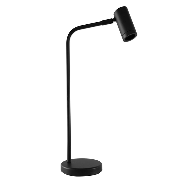 Luminaria De Mesa Aluminio Preto Foco