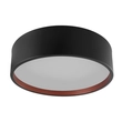 Plafon Sobrepor Aluminio Redondo 45cm Ravena - PRETO/COBRE