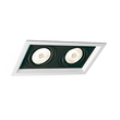 Plafon De Embutir Aluminio 20x11,7cm Recuado Ii - 