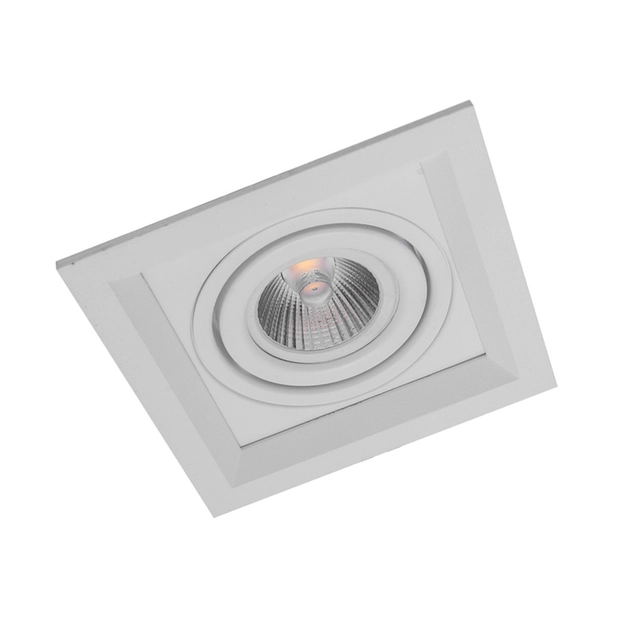 Plafon De Embutir Aluminio 10,4x10,4cm Recuado Ii