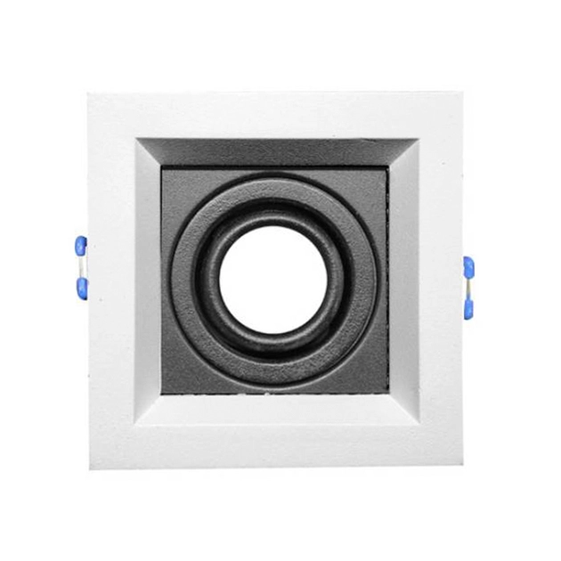 Plafon De Embutir Aluminio 10,4x10,4cm Recuado Ii