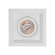 Plafon De Embutir 13,8x13,8cm Recuado Ii - BRANCO