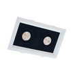 Plafon De Embutir Aluminio 24,1x13,8cm Recuado Ii - 