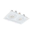 Plafon De Embutir Aluminio 24,1x13,8cm Recuado Ii - 