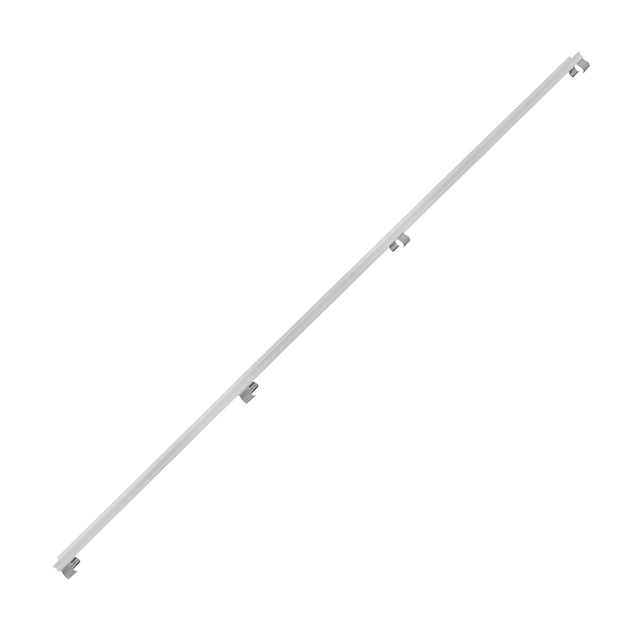 Base Refletora Aluminio Branco Para Perfil New Fit40 2m