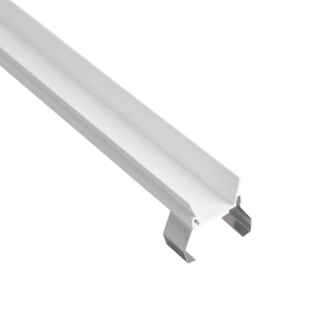 Base Refletora Aluminio Branco Para Perfil New Fit40 2m