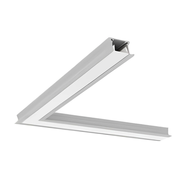 Juncao Curva DirEsq Led Branca Para Perfil Fit15 7,7w 2700k
