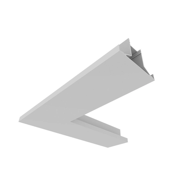 Perfil Sobrepor Para Fita De Led Aluminio Branco 98,5cm Up