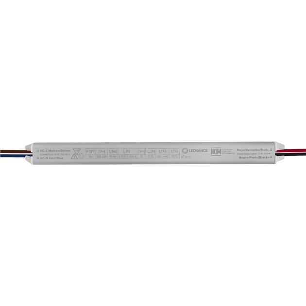 Driver Slim Cinza Para Fita De Led 12v 30w
