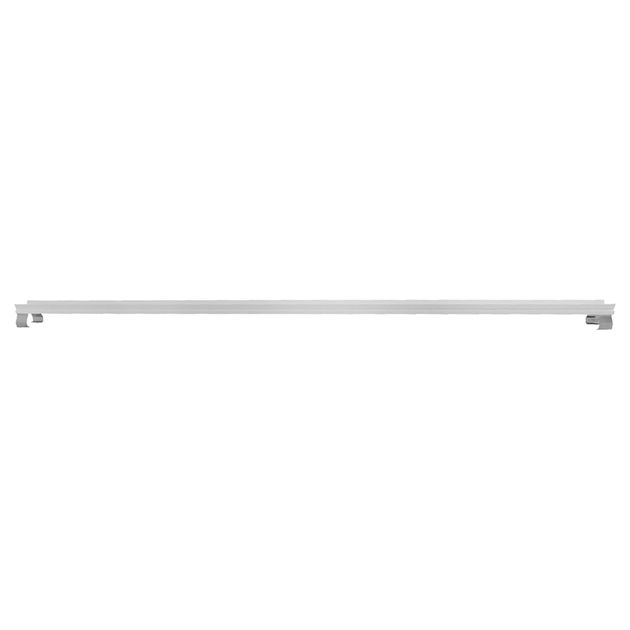 Base Refletora Aluminio Branco Para Perfil New Fit40 1,5m