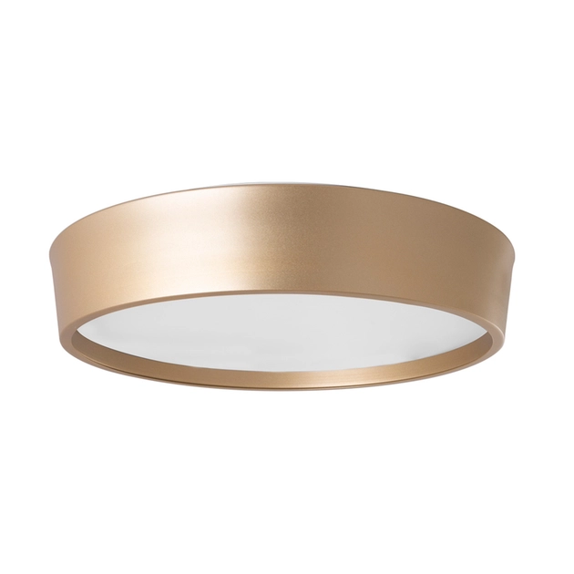 Plafon De Sobrepor Redondo Dourado 45cm Ravena