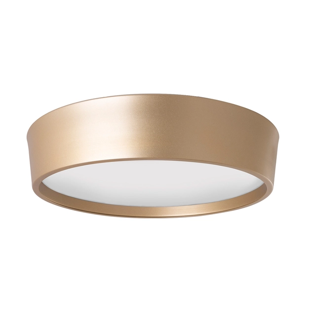 Plafon Sobrepor Redondo Dourado 54cm Ravena