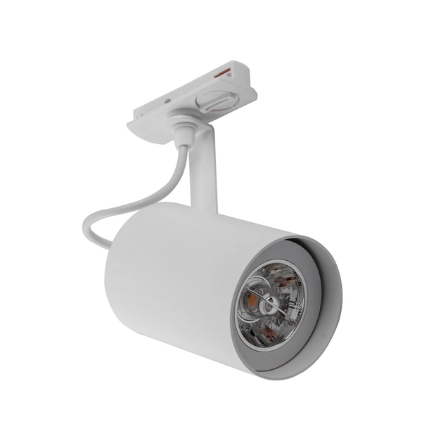 Spot Para Trilho Aluminio Branco Com Adaptador Lisse Ii
