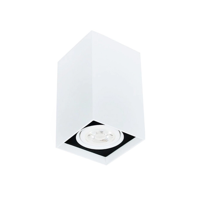 Plafon De Sobrepor Quadrado Cube
