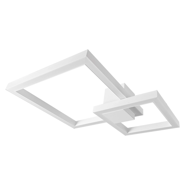 Plafon Led De Sobrepor Branco 58,8w 3000k Fit25 Square