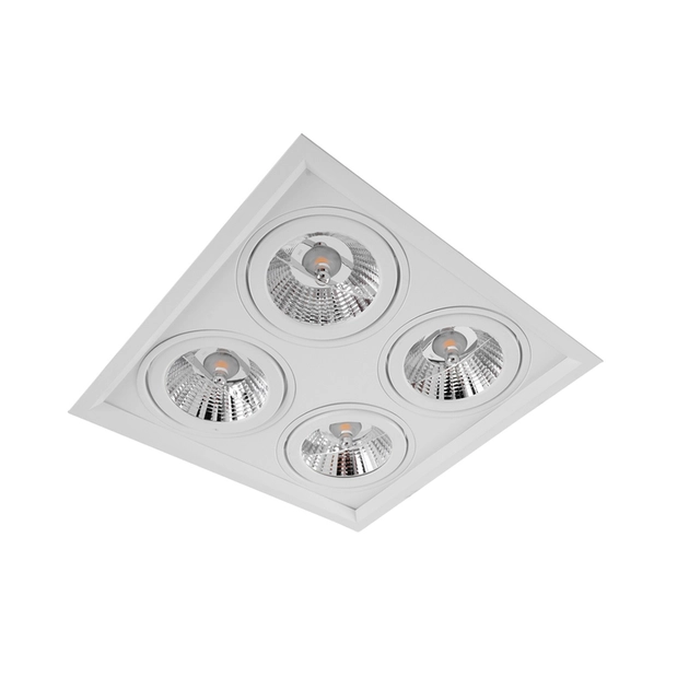 Plafon De Embutir Branco 32,4x32,4cm Recuado Ii