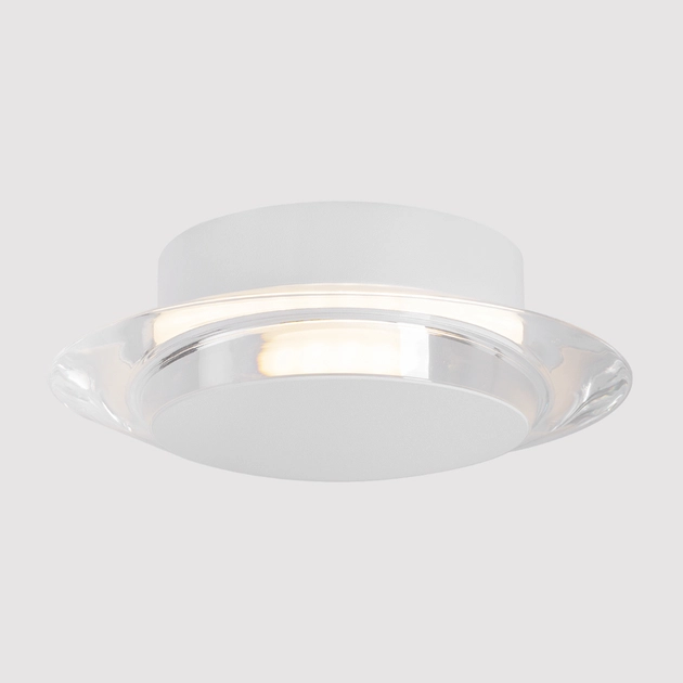 Plafon Led De Sobrepor Aluminio 8w 3000k Coin