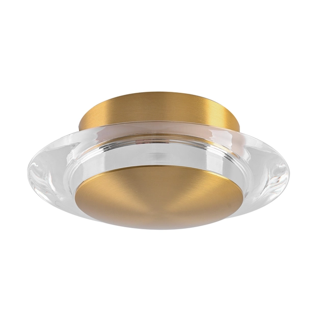 Plafon Led De Sobrepor Aluminio 8w 3000k Coin