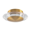 Plafon Led De Sobrepor Aluminio 8w 3000k Coin - DOURADO