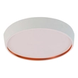 Plafon De Sobrepor Aluminio 54cm Ravena - BRANCO COBRE