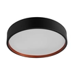 Plafon De Sobrepor Aluminio 54cm Ravena - PRETO/COBRE