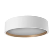 Plafon De Sobrepor Aluminio 54cm Ravena - BRANCO DOURADO
