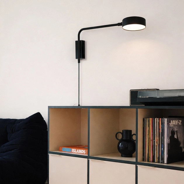 Arandela Led Metal Preto 5w 3000k Basic