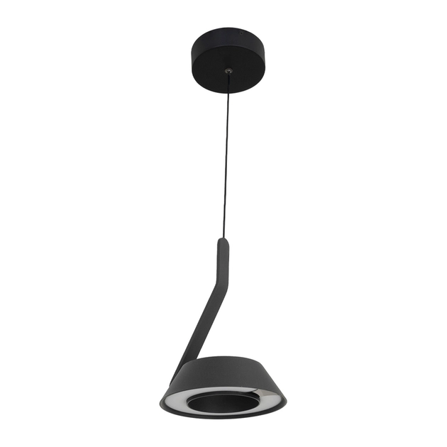 Pendente Led Aluminio Preto 16w 3000k Modern