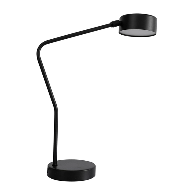 Luminaria De Mesa Led Metal Preto 5w 3000k 45x33cm Basic